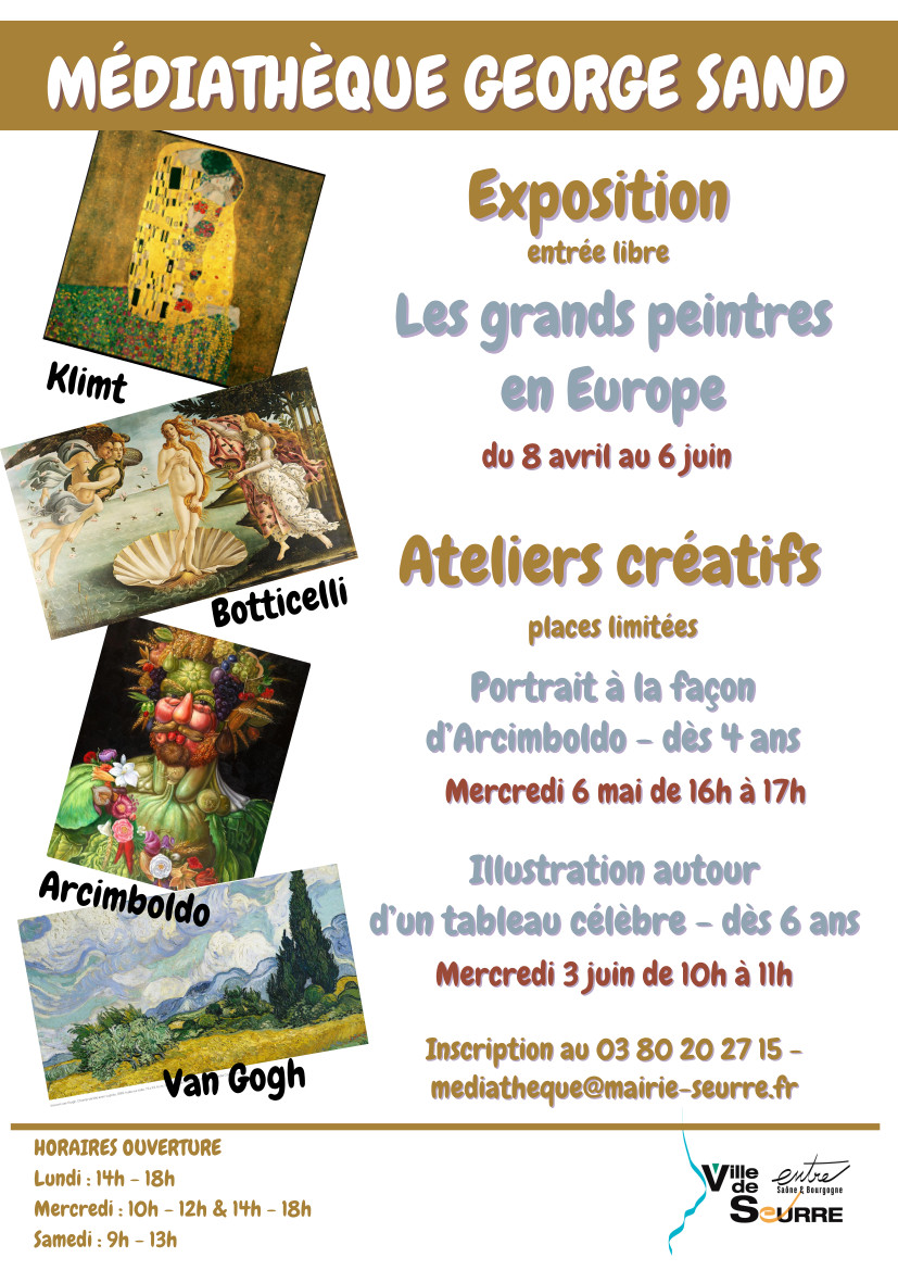 Exposition "Les grands peintres en Europe" et animations