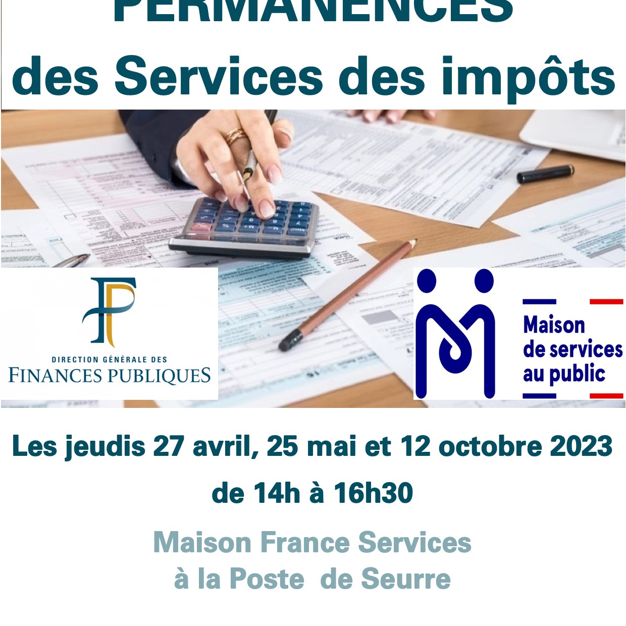 Permanence des services des impôts