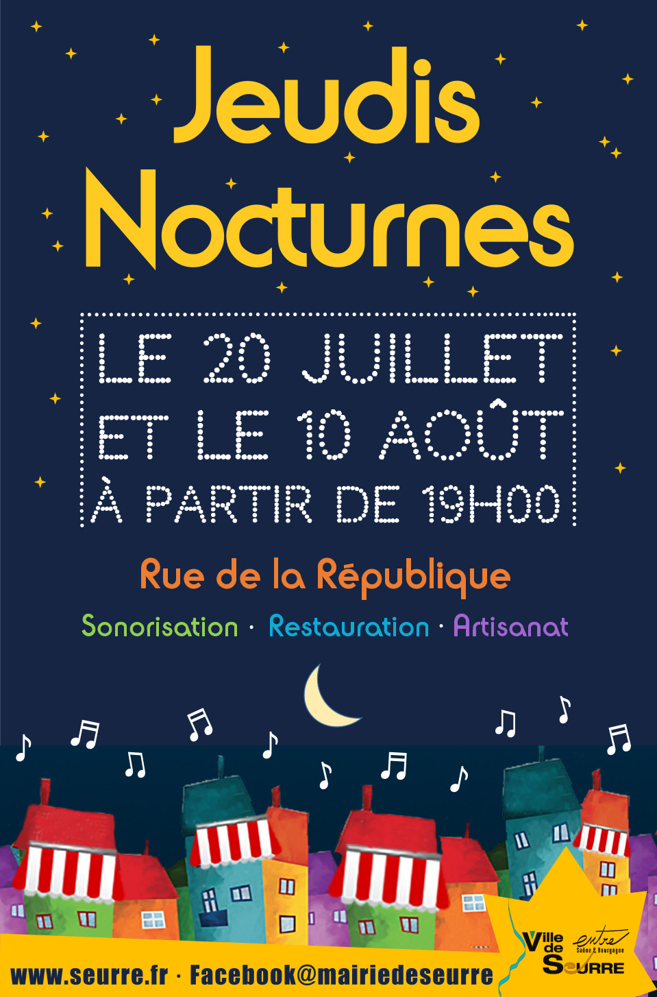 Affiche Jeudis nocturnes 2023