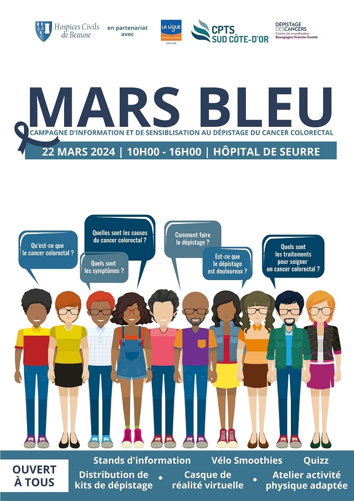 Mars bleu - vendredi 22 mars