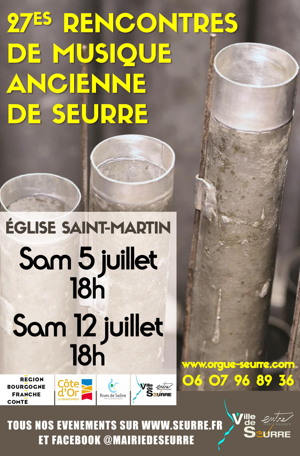 Concerts de musique ancienne à Seurre