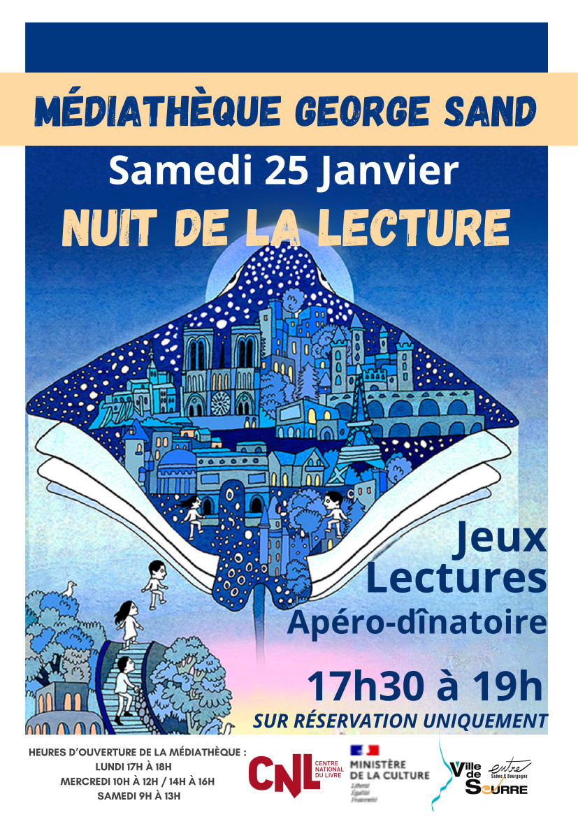 Nuit de la lecture à la médiathèque de Seurre