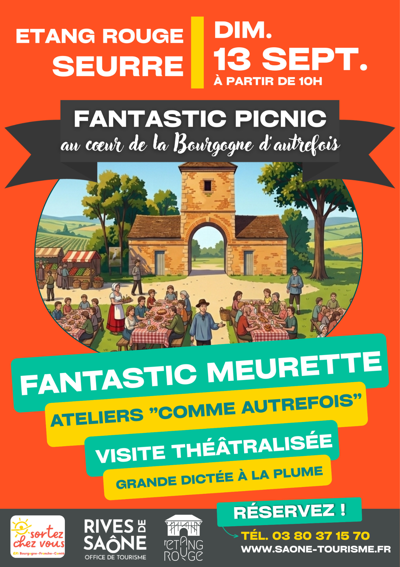 Fantastic picnic à l'Etang rouge de Seurre