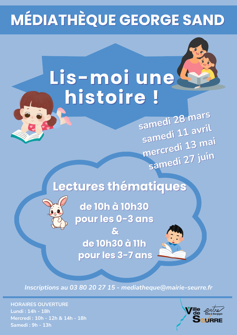 Médiathèque : animation lecture pour les petits