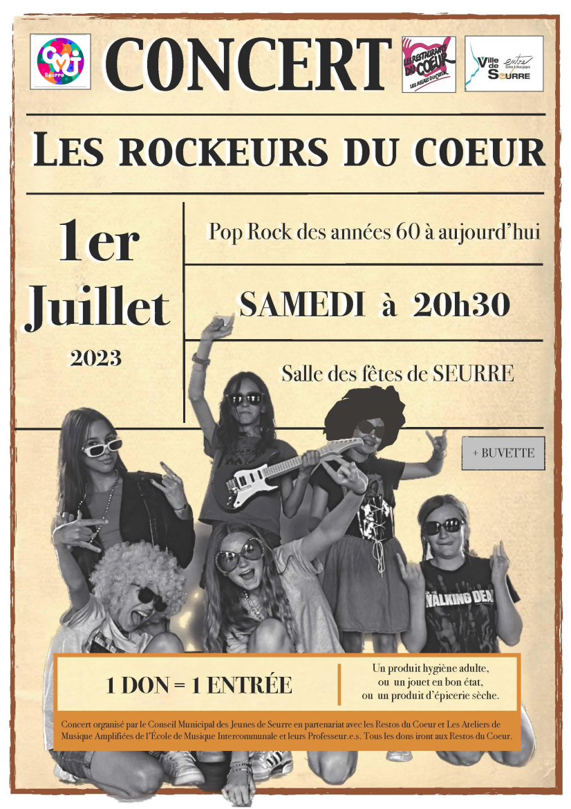 Concert les Rockeurs du Coeur