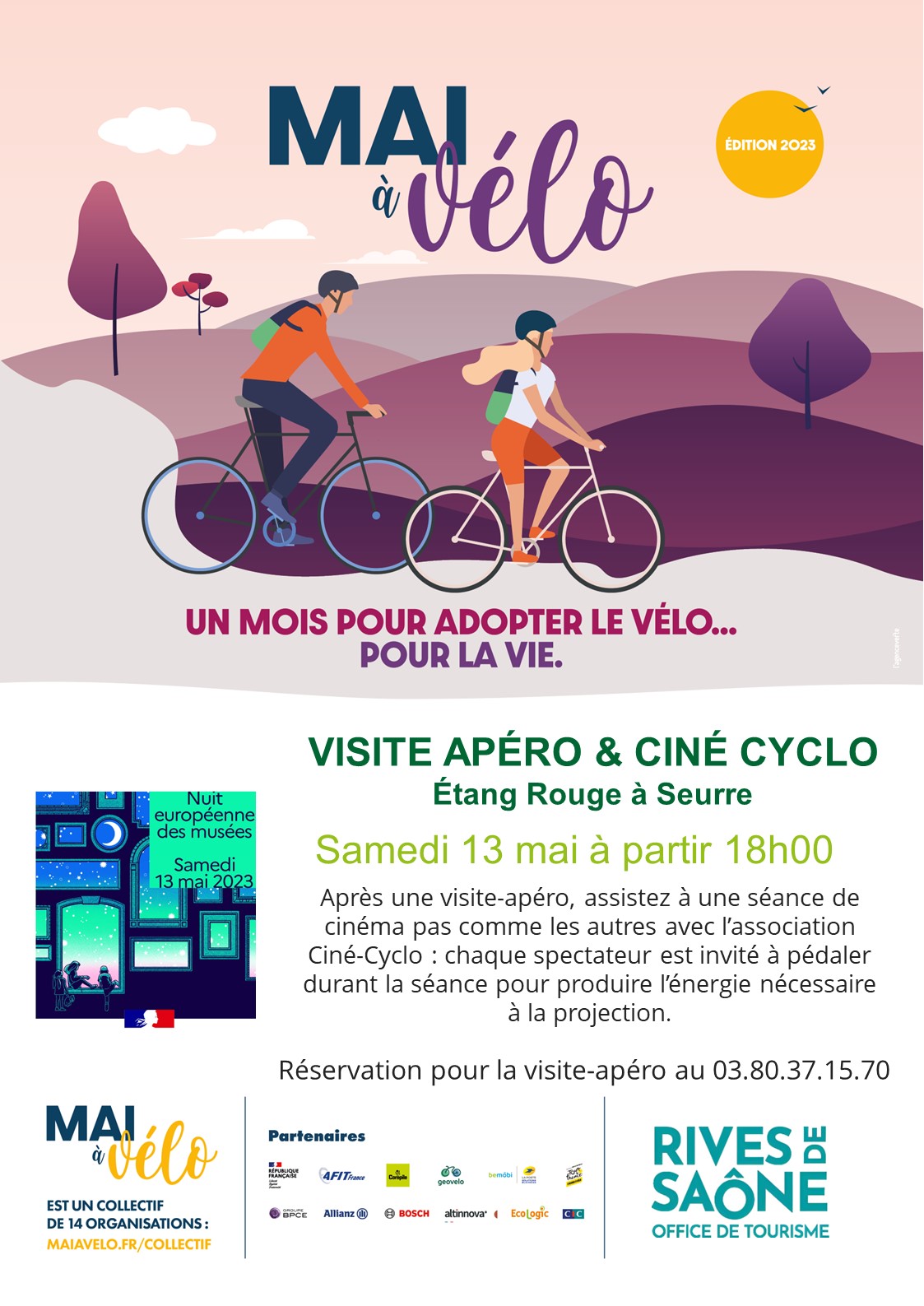 Affiche Mai à vélo