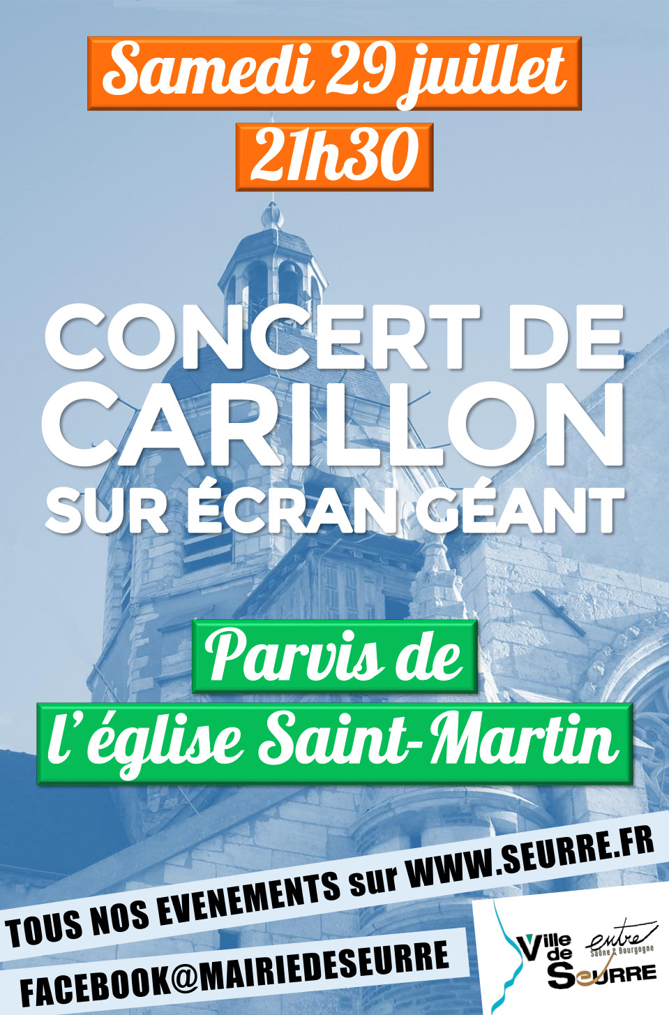 Affiche Concert de carillon 2023