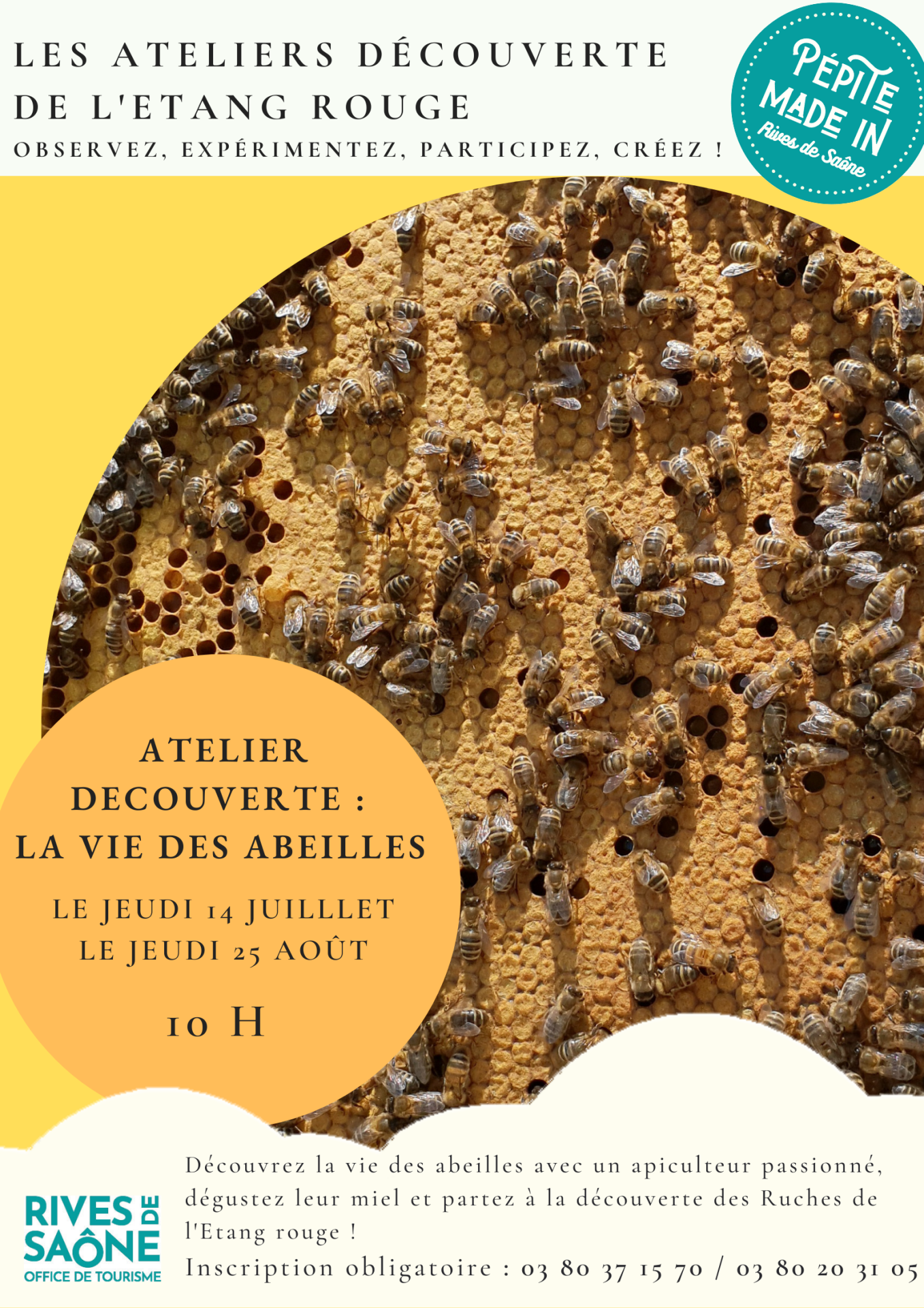 Ateliers de l'Étang Rouge les abeilles