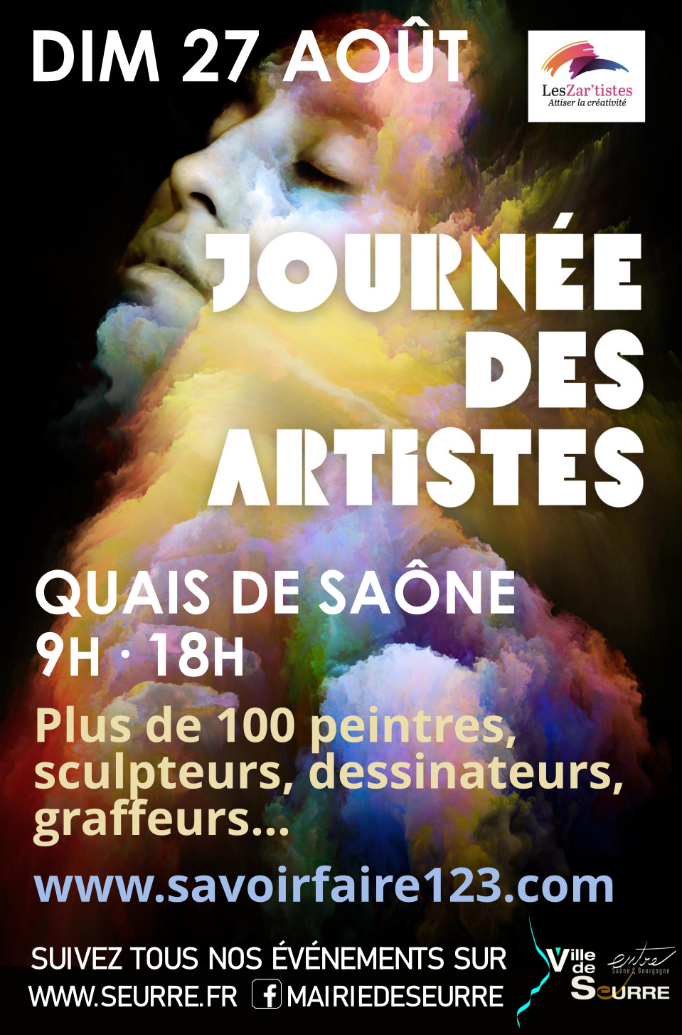 Affiche journee des artistes Seurre